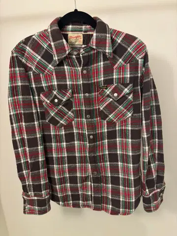 새상품급 70s Wrangler 플란넬 셔츠