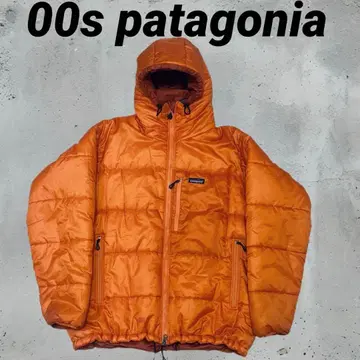 00s patagonia 더스 파카 오렌지 다운 자켓 L 사이즈
