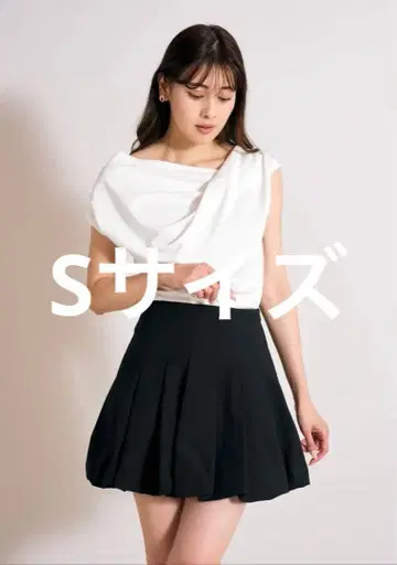 버블 코튼 미니 스커트