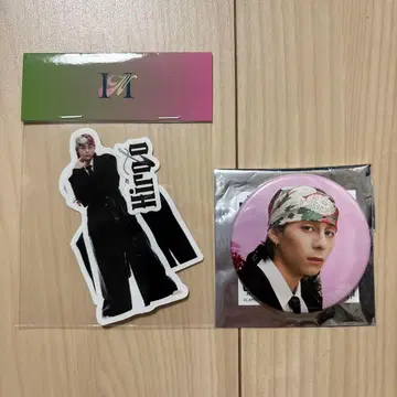 INI POPUP 니시 히로토 캔뱃지 스티커 세트