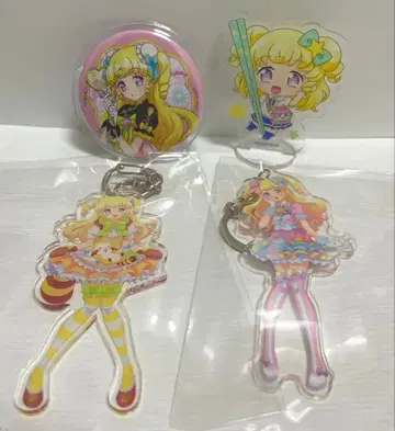 프리티 올프렌즈 유메카와 유이 아크링 키링 묶음 판매 프리파라