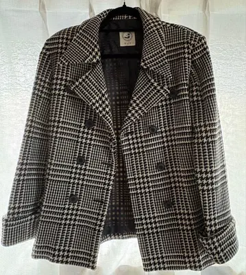 하운드투스 체크 패턴 자켓