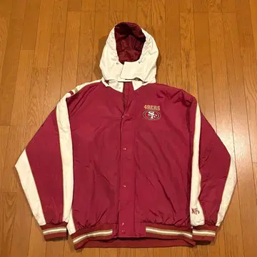 90s 샌프란시스코 포티나이너스 자켓 나일론 다운