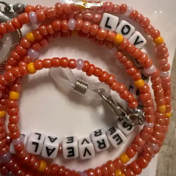 후지이 카제 마스크, 안경 스트랩 오렌지