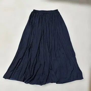 BEAMS 네이비 롱 스커트 프리 사이즈