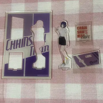 체인소 맨 카페 아크릴 스탠드 레제