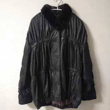 양가죽 하프 코트