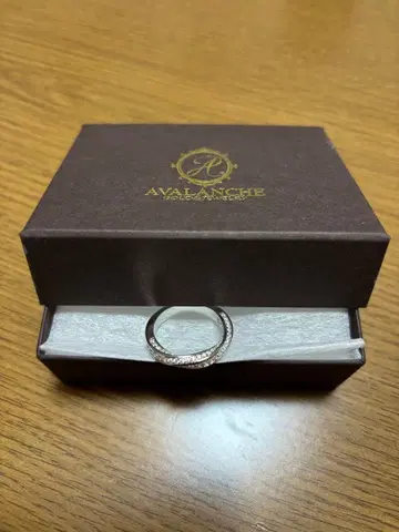 AVALANCHE 다이아몬드풍 반지 약 15mm