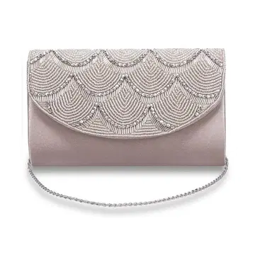 택 포함 새상품 녹틸카 비즈 파티백 클러치백 결혼식