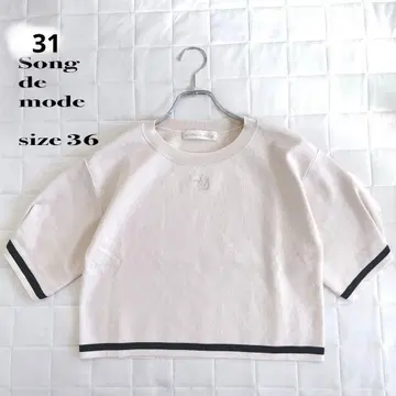 31 Song de mode 반팔 니트 36 아이보리