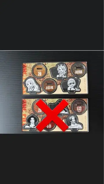 ONEPIECE 아크릴 mini 피규어 3개 세트 잘 될 미래 나미