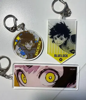 블루 록 하치라쿠 메구루 원화 아크릴 키링 3개 세트