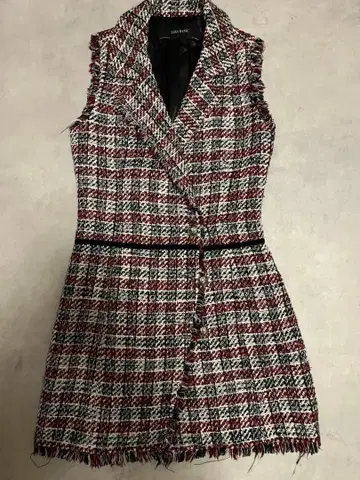 ZARA 트위드 베스트 원피스