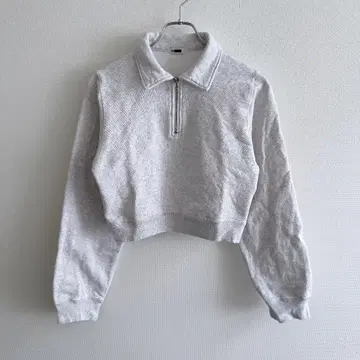 특가 H BEAUTY&YOUTH 하프 지퍼 맨투맨 풀오버 그레이