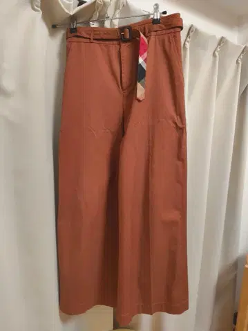 BLUE LABEL 브라운 와이드 슬랙스