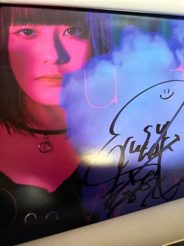 쿠스노키 토모리 Forced Shutdown 친필 사인 포스터