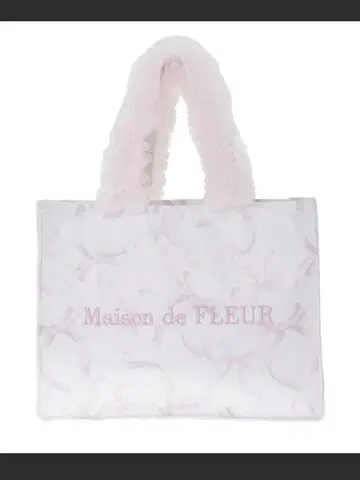 메종 드 플뢰르 핑크매니아 프릴 스퀘어 토트 S 백