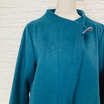 [ 004418 ] espace de calma 울 롱 코트 그린