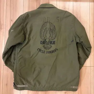 CYCLE ZOMBIES 사이클 좀비 A-2 덱 자켓 밀리터리