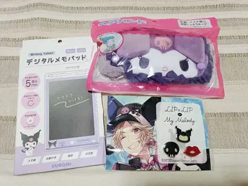 쿠로미 KUROMI 디지털 메모패드 헤어밴드 핀즈 미개봉 새상품