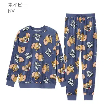 에메필 aimerfeel 톰과 제리 룸웨어 네이비 L