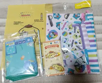 폼폼푸딩 한교동 등 3연 파우치 묶음 판매 미사용 새상품