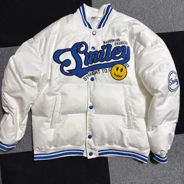 바시티 자켓 화이트