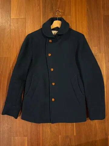 EDIFICE 네이비 피 코트