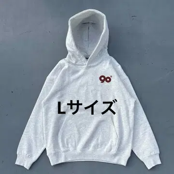 9090 90 로고 오리지널 후드 그레이 L 사이즈
