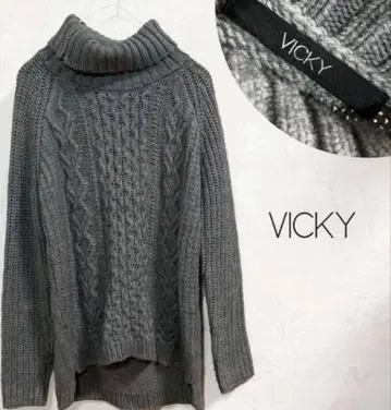 VICKY 비키 케이블 니트