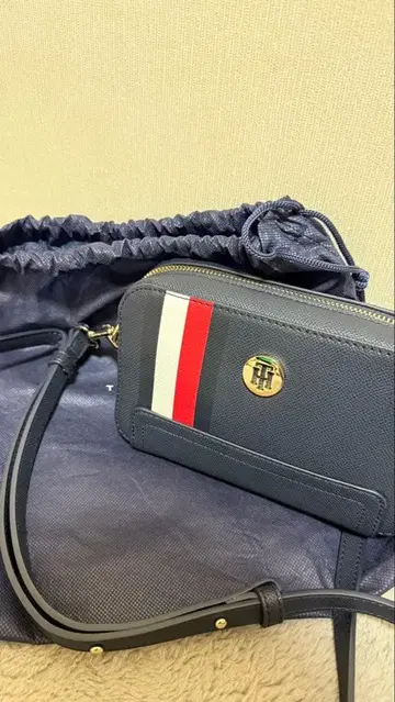 타미힐피거 숄더백 네이비