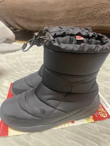 THE NORTH FACE 그레이 다운 부츠