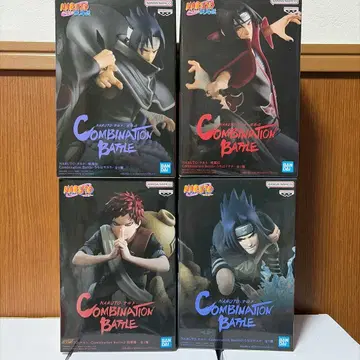 NARUTO 코미네이션 배틀 피규어 4체 세트 이타치 사스케 가아라