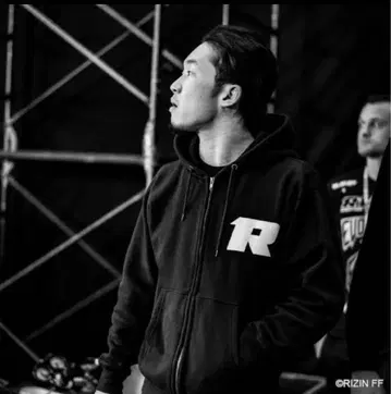 그레이 RIZIN 공식 후드 맨투맨 아사쿠라 미쿠루