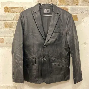 새상품급 양가죽 블랙 가죽 자켓 X L