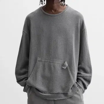 zara 남성용 상의 긴팔 코튼 스웨터