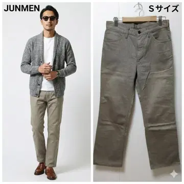 [레어] JUNMEN 준맨 헤링본 무늬 5포켓 팬츠 S사이즈