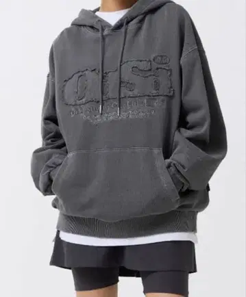 Odd studio 후드티 차콜 그레이