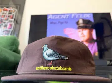 USA ANTIHERO SKATEBOARDS 스케이트보드 캡 브라운