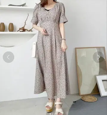 Heather 캐시미어 플라워 원피스