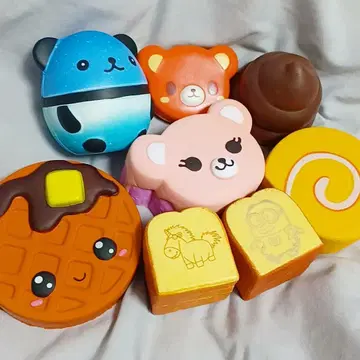 스퀴즈 완구 8개 세트