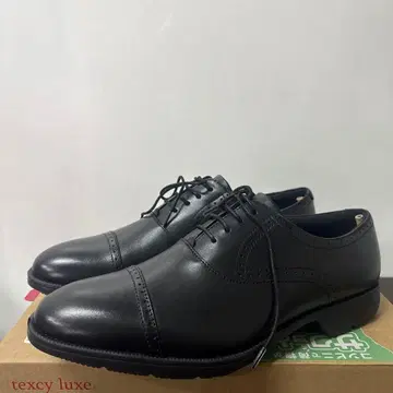 텍시 럭스 비즈니스 슈즈 천연 가죽 TU-7774 블랙