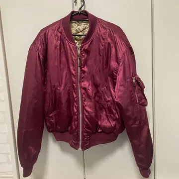 컨버스 MA-1 자켓 버건디