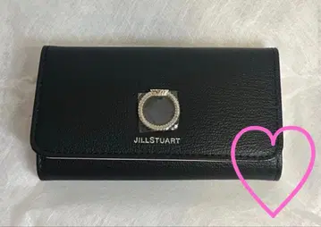 미사용 새상품 JILL STUART 키케이스 반지 블랙 소가죽