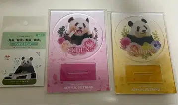 어드벤처 월드 아크릴 스탠드 사이힌 유이힌 스티커 사이힌 팬더