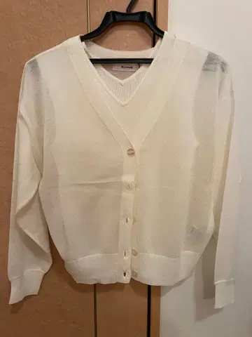 미사용 마이 스트라다 시어 가디건 앙상블