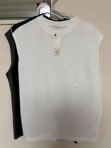 GU 드라이 분또 오버사이즈 슬리브리스 T 3색 세트