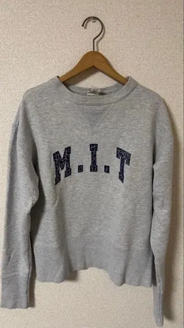 Champion 50s 소문자 런택 복각 양V 긴 리브 일본제 맨투맨