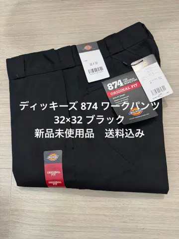 32 x 32 블랙 디키즈 874 워크 팬츠