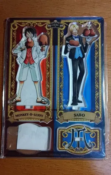 ONE PIECE 동료 아크릴 스탠드 루피&사보